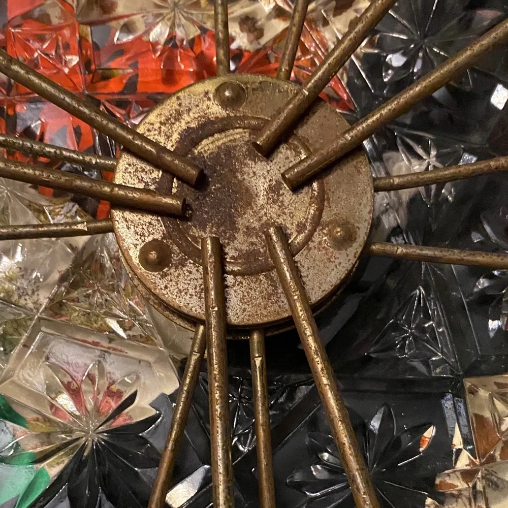 Anchor Hocking Lazy Susan Metal Carousel Mid Century Modern MCM Rotating
